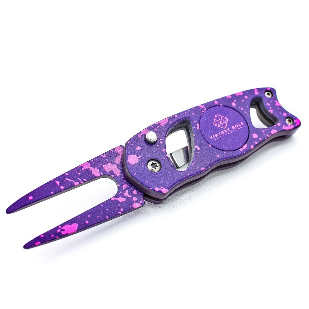 Switch Blade Style Precision Divot Tool – Chaos Edition - Compact & Lightweight