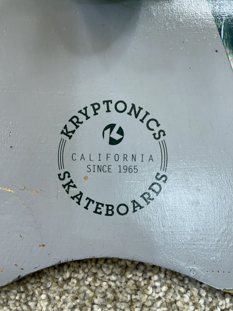 Kryptonics Mini-Fish Cruiser 23” Skateboard Green Gray