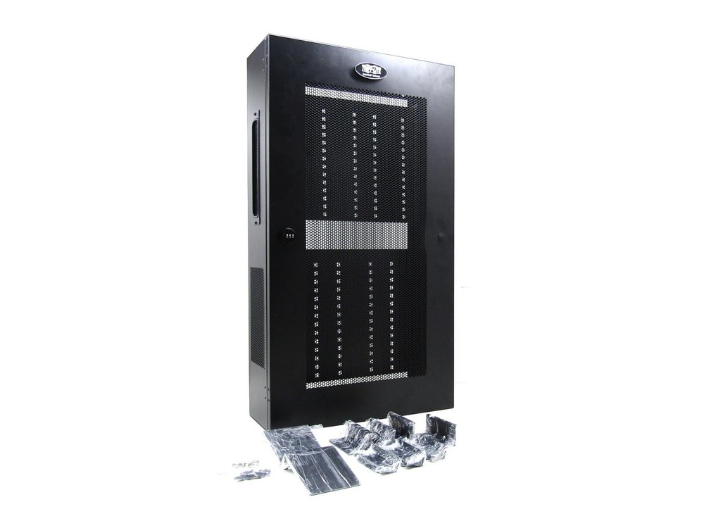 Tripp-Lite SRWF6UMOD 3U Low-Profile Vertical Switch-Depth Wall-Mount Enclosure