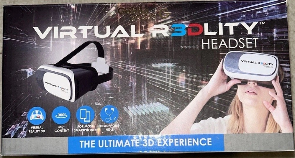 Gabba Goods Virtual R3Dlity Headset 3D Reality Goggles