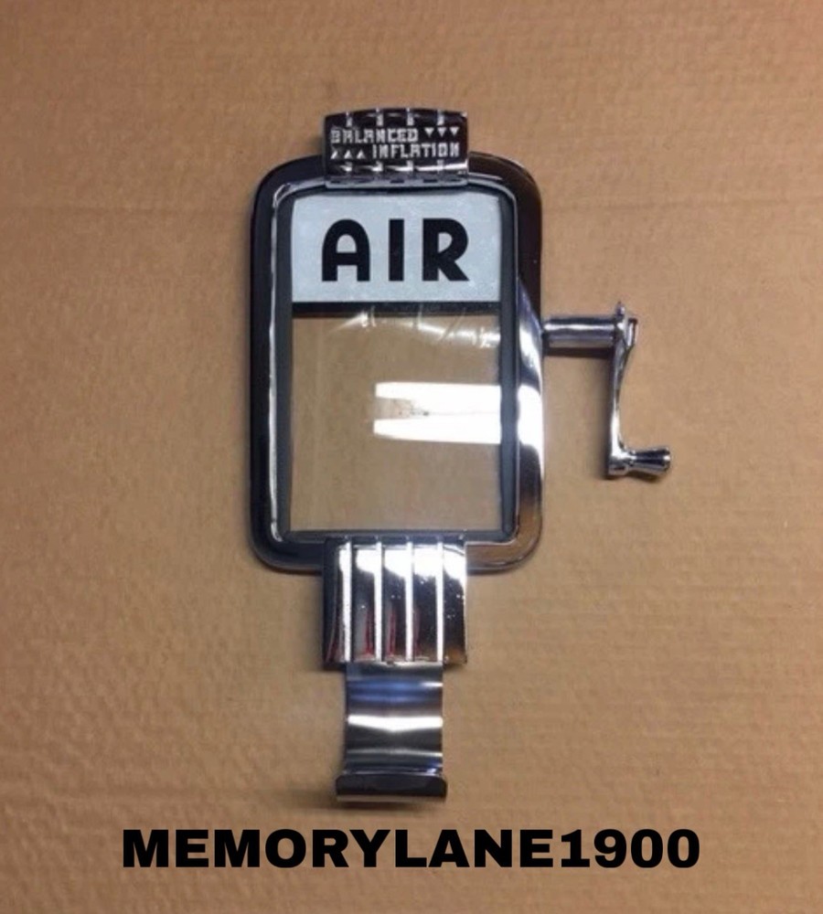Eco Air Meter Chrome Face Plate kit with Crank Handle