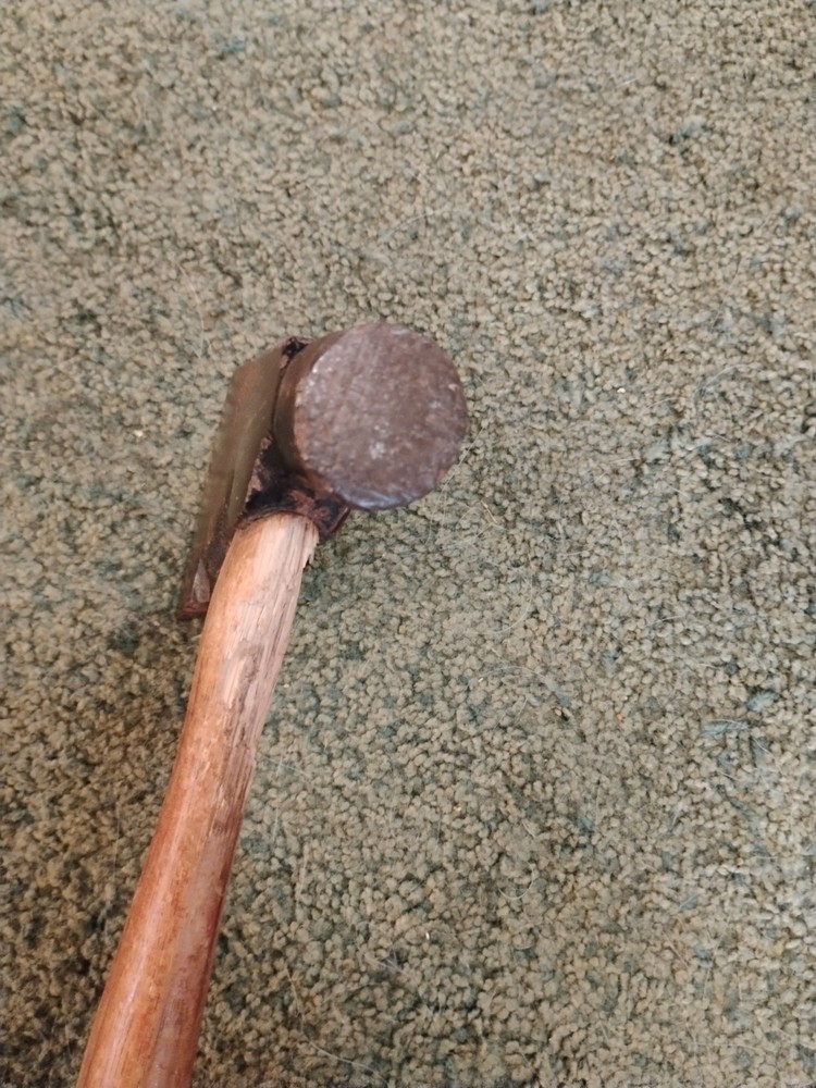 Vintage Wooden Handle Hatchet Very Sharp Solid Great Useable Condition USA