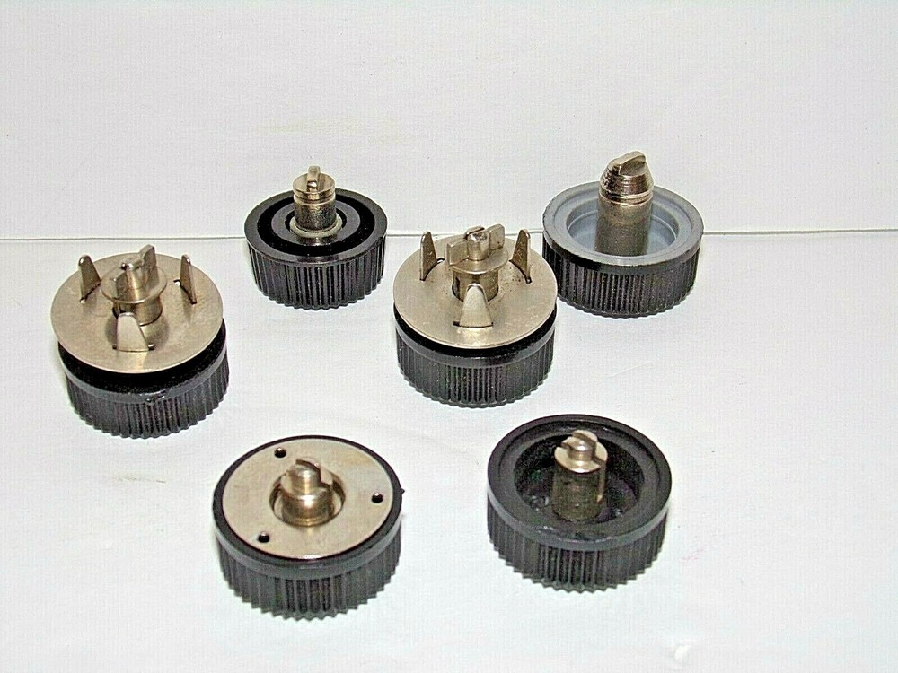 6-Misc. Winding Knobs for Cameras (2 are Agfa)