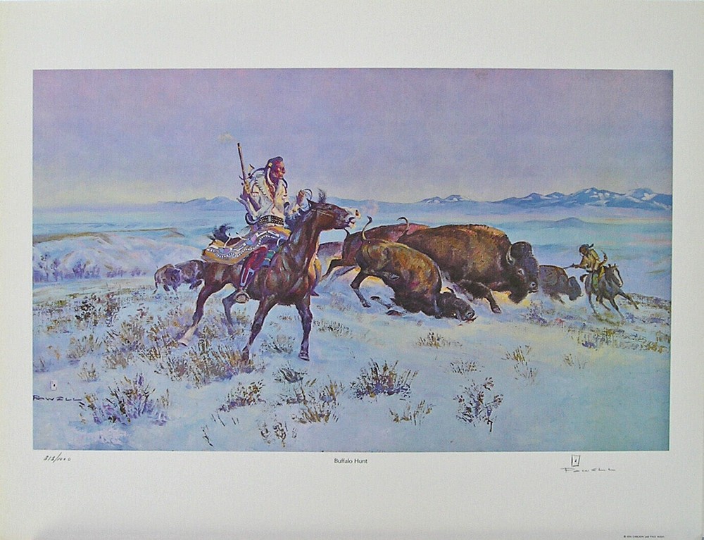 Cowboy ACE POWELL, 9 signed and numbered prints Never Framed 3 different prints.