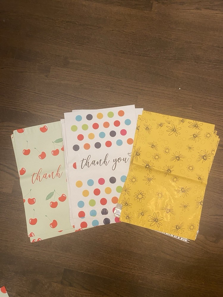 20 Pack 12x15.5 Polymailers Mixed Designs