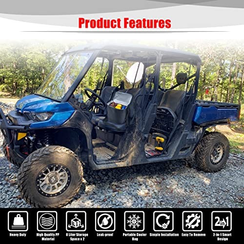 Defender Center Cooler Underseat Storage Box Bin Universal UTV Removable