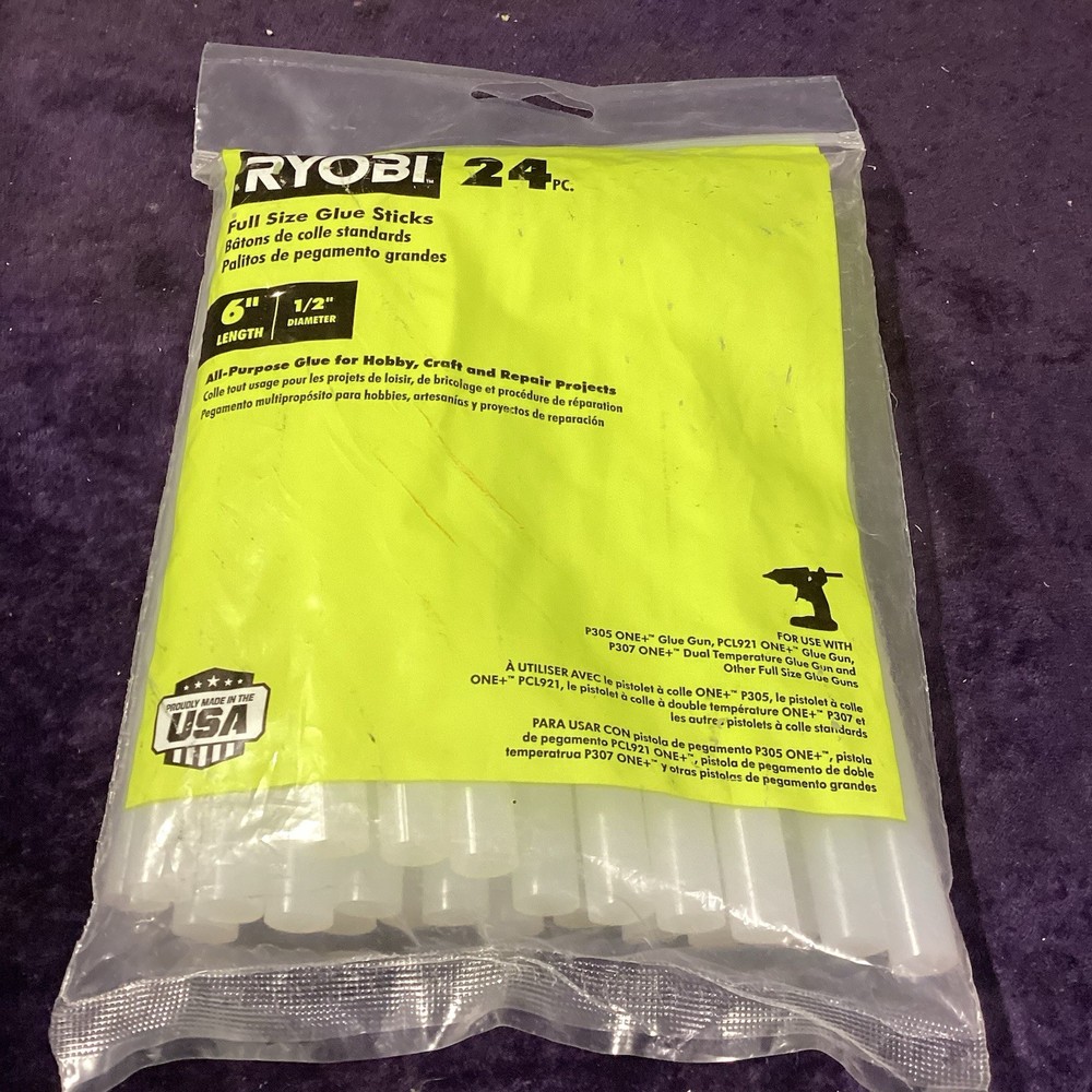 RYOBI Full Size Glue Sticks (24-Piece)-NEW!