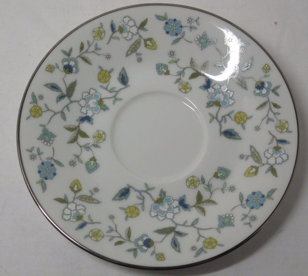 Noritake Chintz Saucer Blue Floral Pattern# 2404 Discontinued