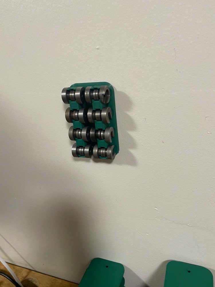 Shell Holder Rack Holds 16 Wall mount Reloading Rock Chucker Challenger Boss