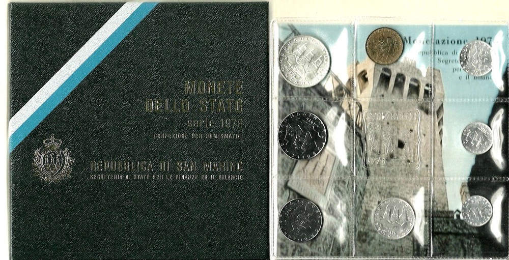 S.Marino (1976 Series) L.500 Silver