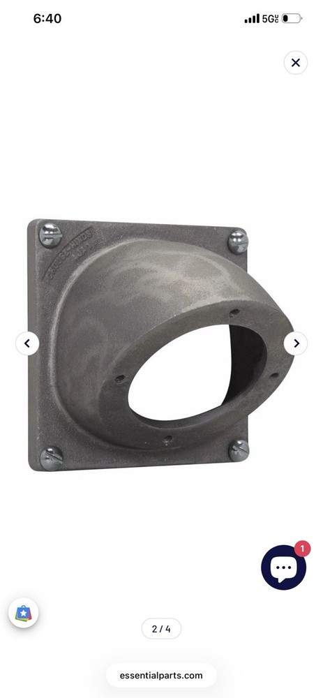 AJA1 - Eaton Crouse-Hinds Angle Adapter