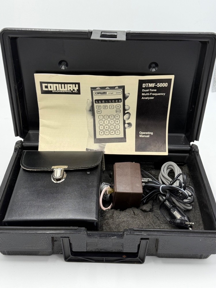 Conway Engineering DTMF-5000 Dual-Tone Multi Frequency Analyzer UNTESTED