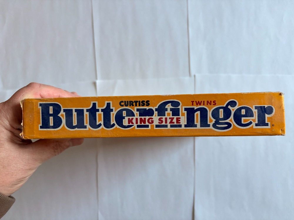 Vintage Curtiss Butterfinger Candy Box Display
