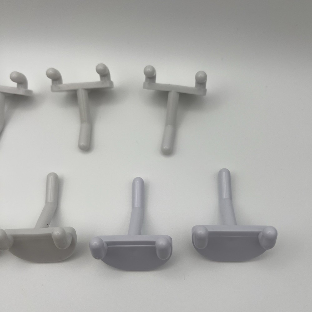 Jot small Plastic Pegboard Hooks 7pc