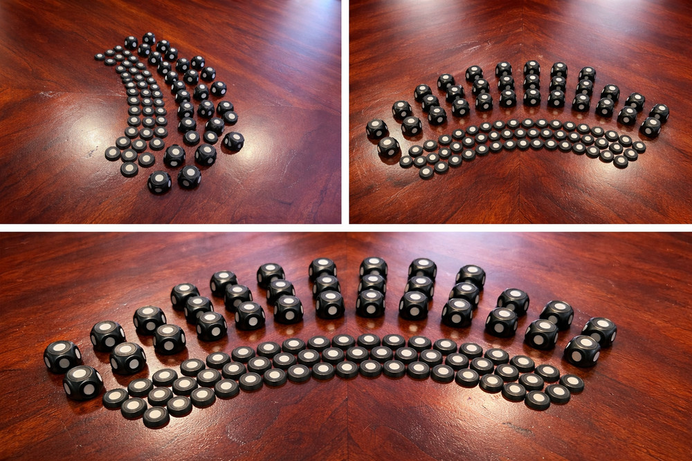 3D Scanner Marker - Magnetic Set 70pc (30 Dome + 40 Flat) 3D Scanning Tools