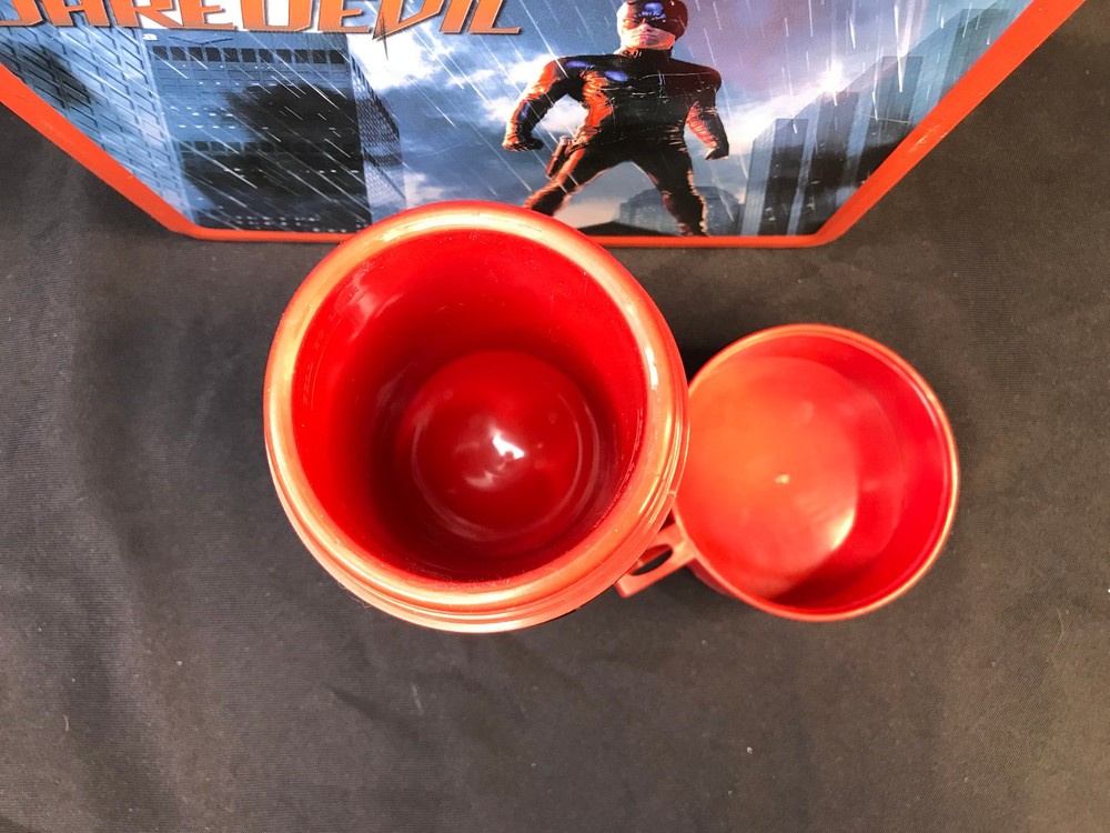 Neca 2003 Marvel Daredevil Metal Lunch Box & Thermos