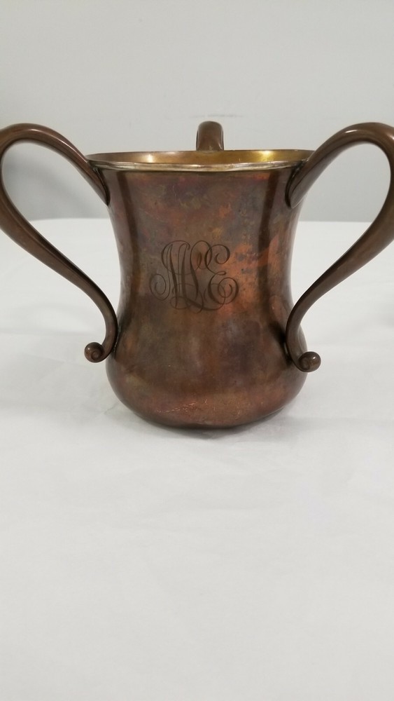 GORHAM MIXED METAL 3 HANDLE CUP