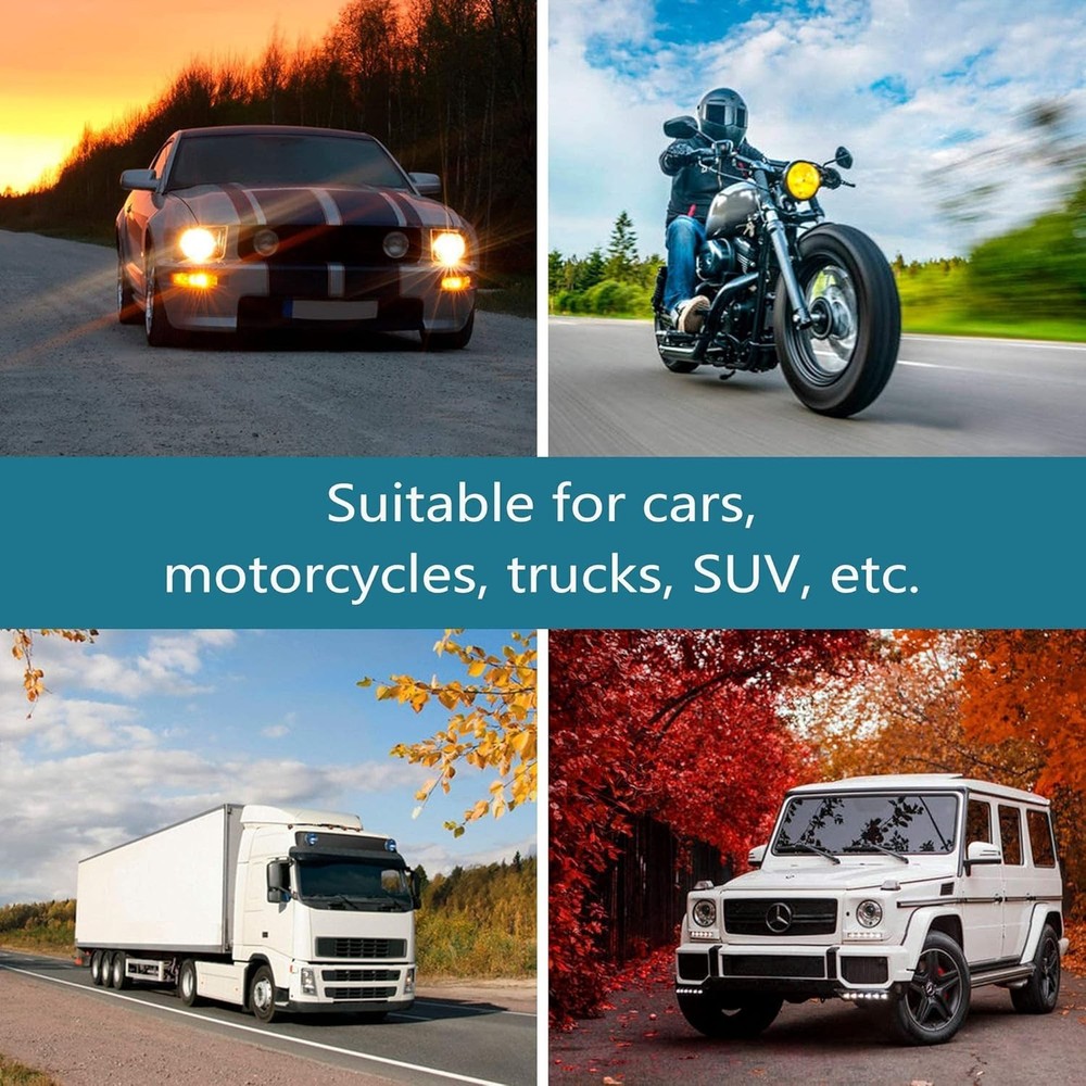 Compact Deer Warning Whistles: 6 Pack, Easy Install, ABS Safety Device