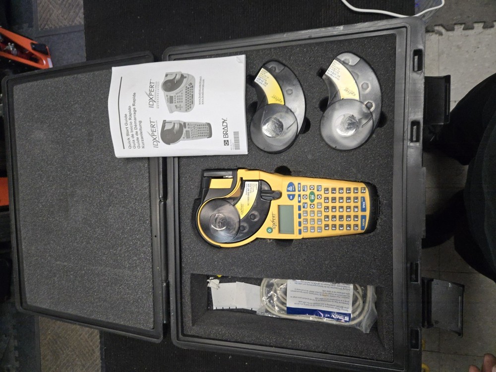 IDXPERT Labeler, Handheld Label Printer, with Case