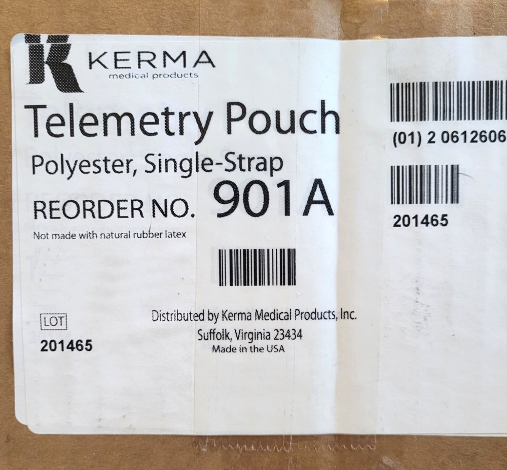 10 Kerma Telemetry Pouches 901A Polyester Single Strap