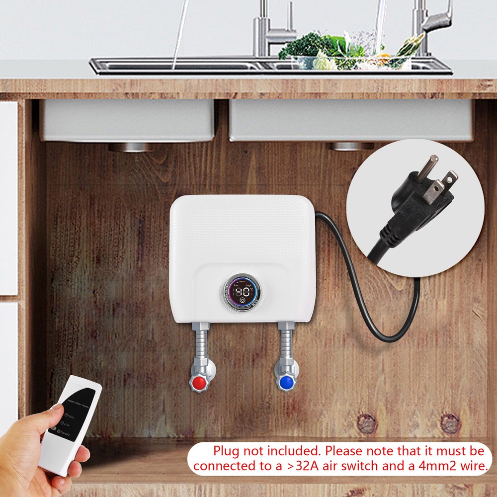 Electric Water Heater Instant Hot Tankless Water Heater On Demand Water Heater