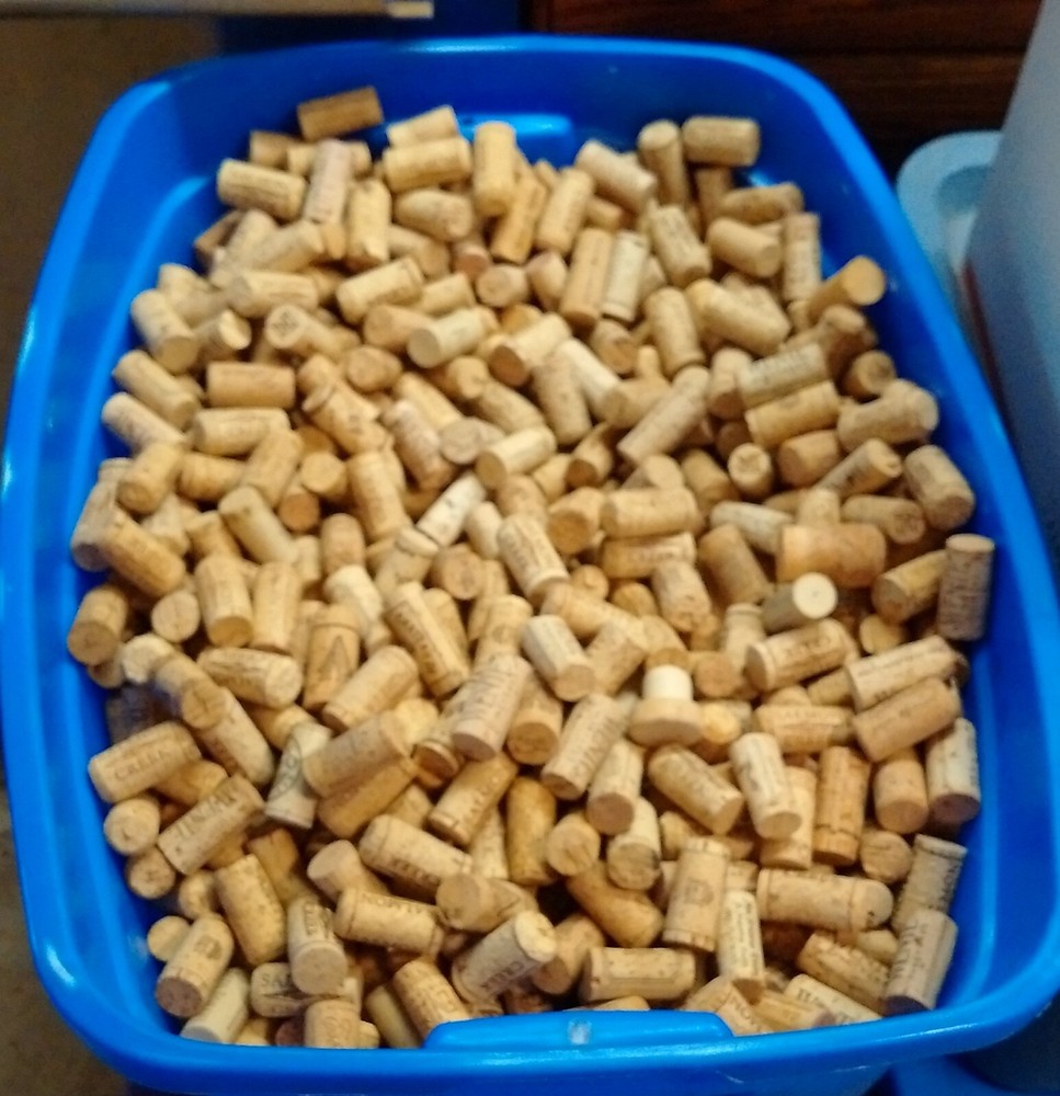 175 Used Wine Corks - No Plastic or Champagne Corks