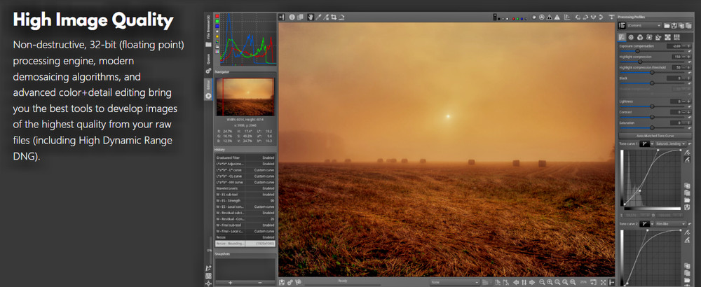 RAW THERAPEE RAW IMAGE CONVERTER - CD-ROM - + MANUAL & QUICKSTART GUIDE