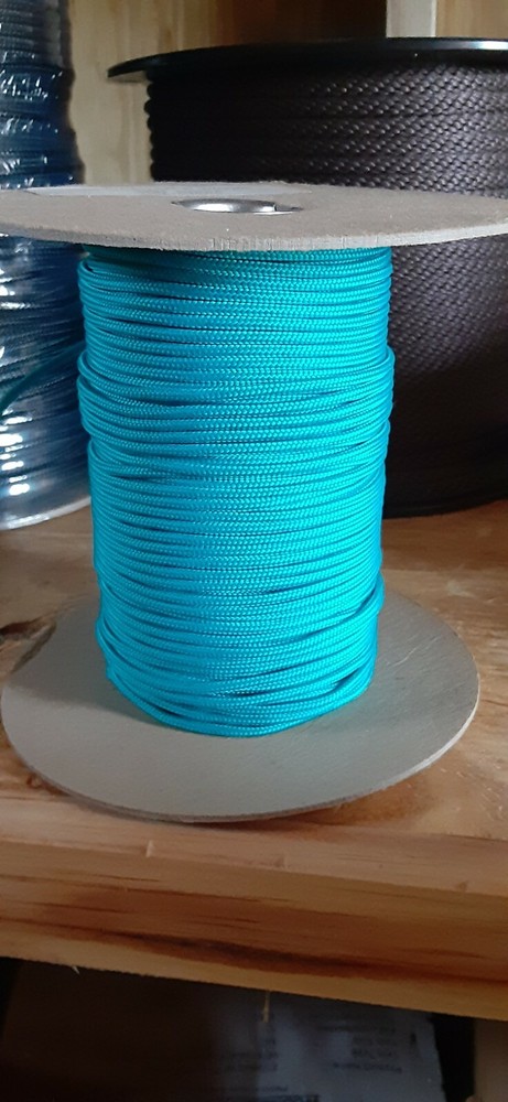 1/8" x 800 ft. Smooth Braid MFP Accessory Rope Spool. Teal