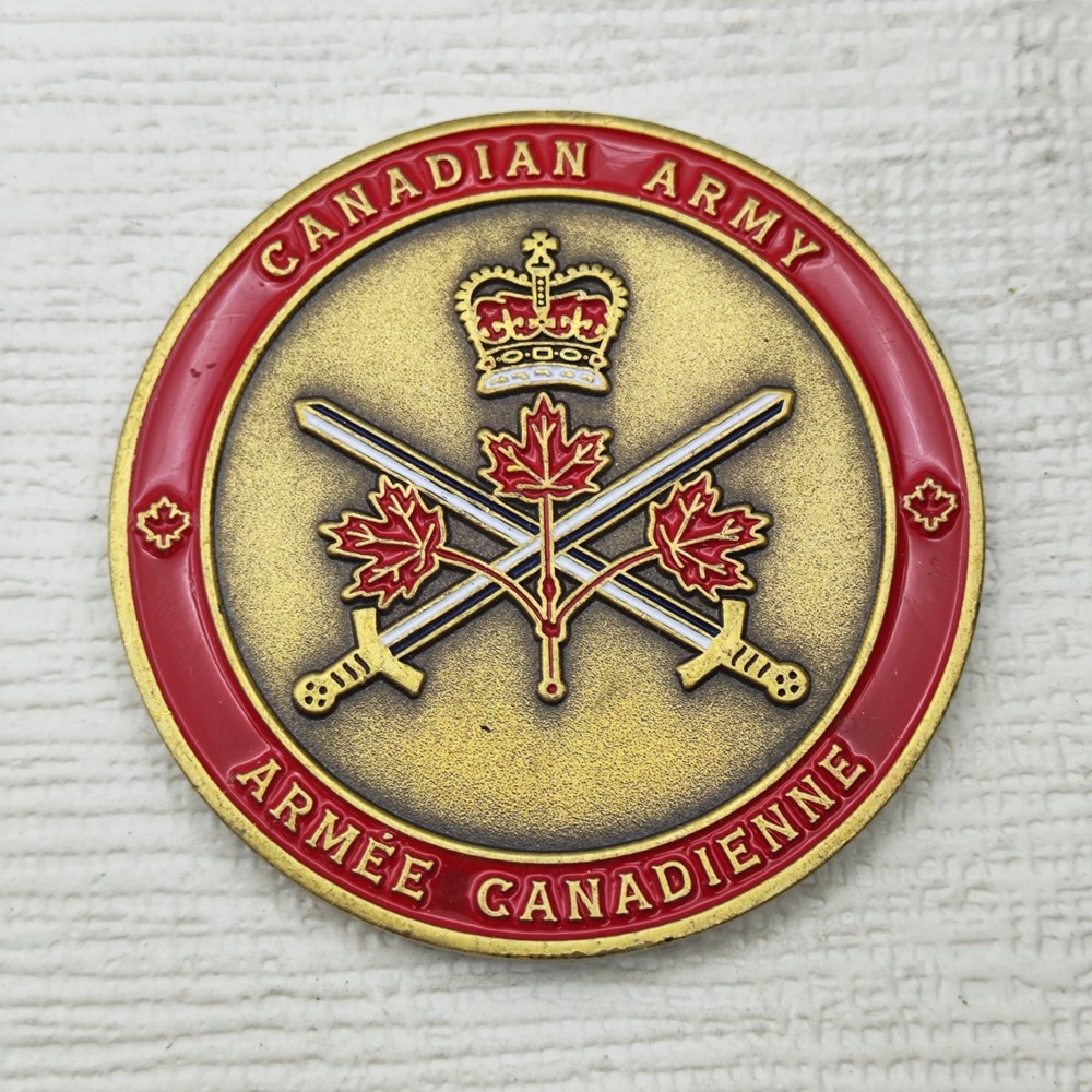 Canadian Army Veteran Challenge Coin