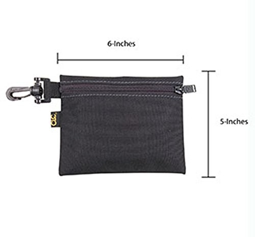 CLC 1100 Multi-Purpose Clip-on Zippered Poly Bags, 3 Pack