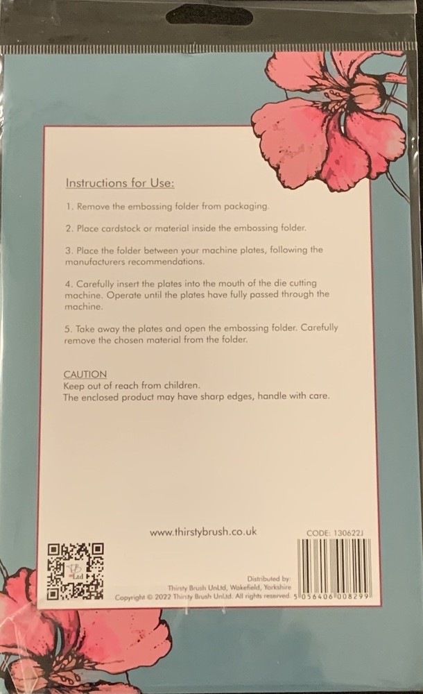 Thirsty Brush Scribble It Texture Embossing Folder