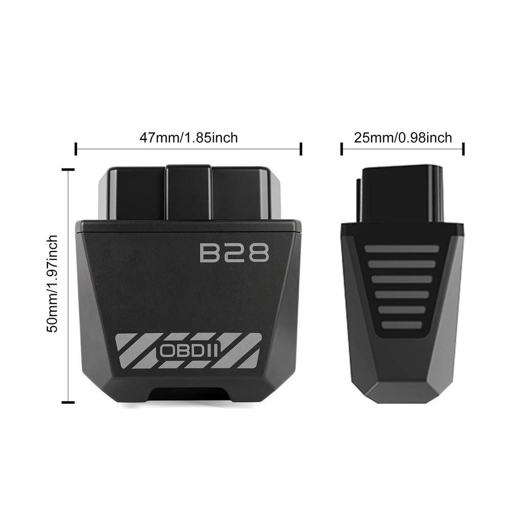 B28 Bluetooth OBD2 OBDII Scanner Code Reader Diagnostic Tool for Gasoline Cars