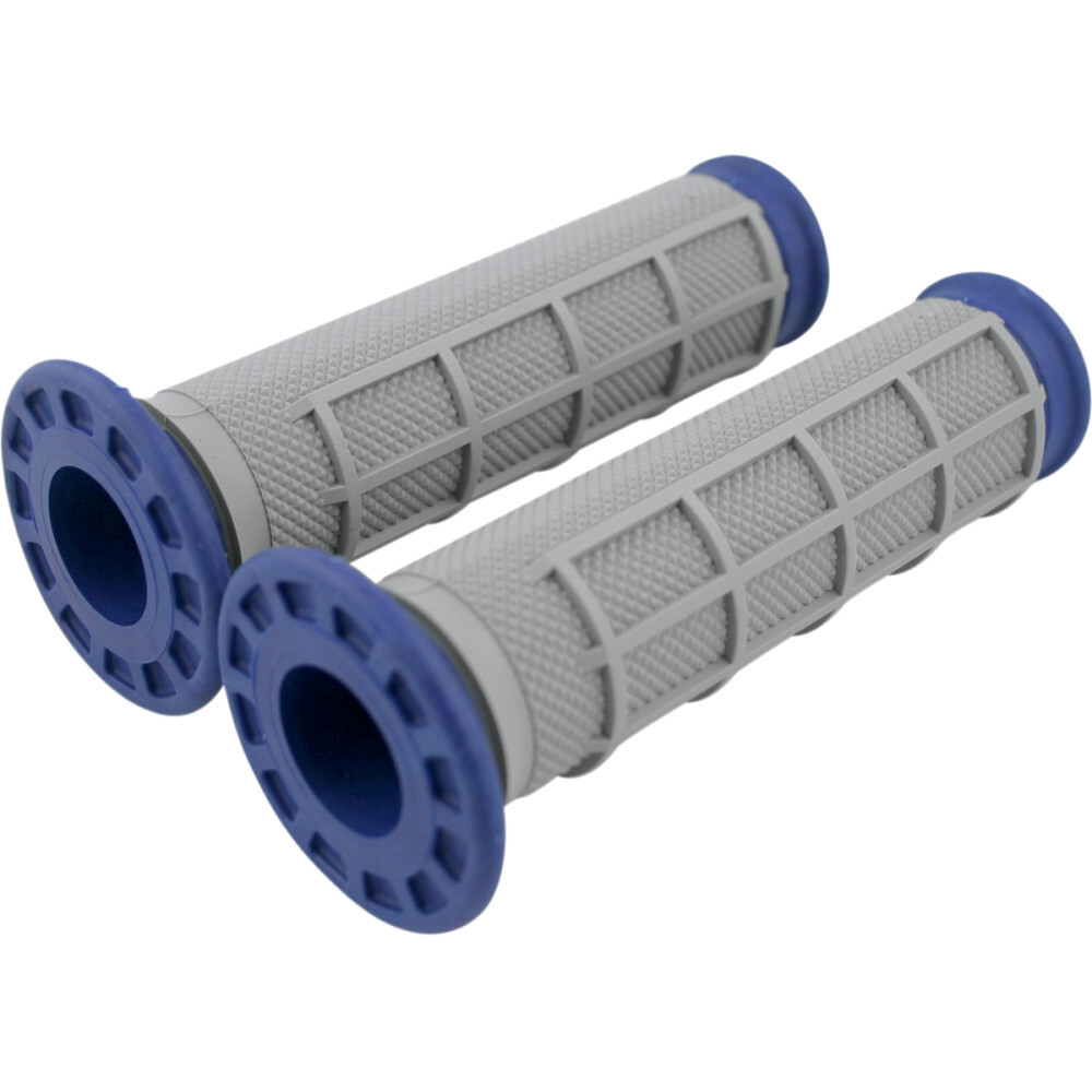 Renthal Blue Dual Compound Half Waffle ATV Grips | G170