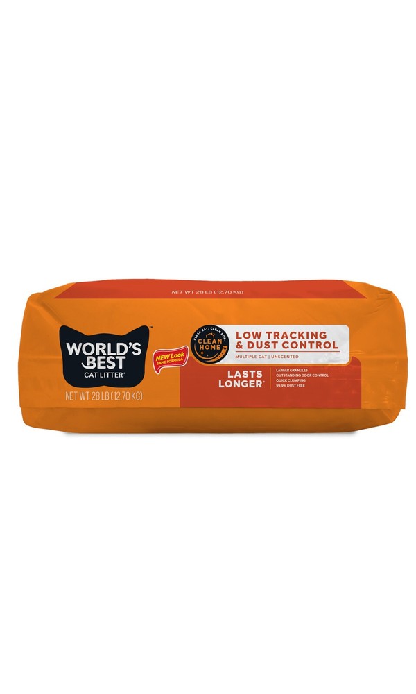 Cat Litter Low Tracking & Dust Control Unscented Cat Litter Flushable 28 lb