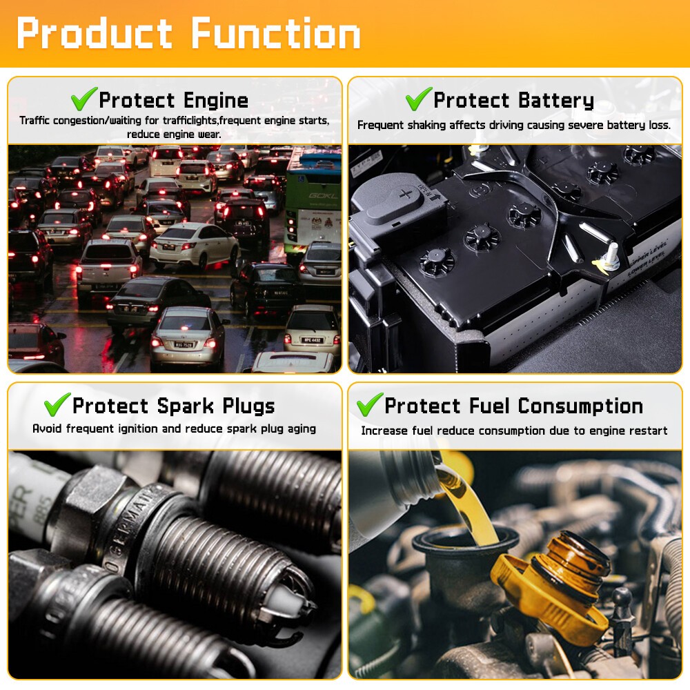 For VW NEW Tiguan Start Stop A-OFF Device System Cable Eliminator Disable Plug