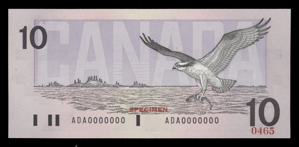 Canada P96s, Specimen Banknote