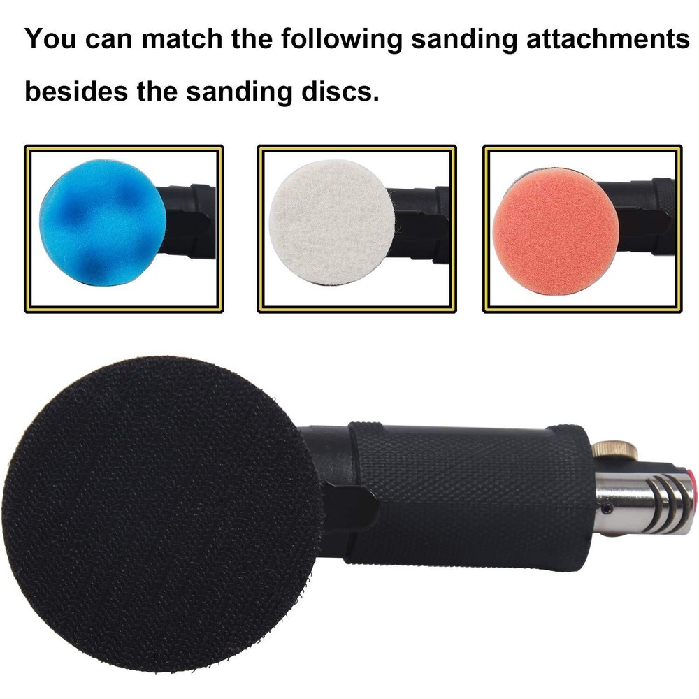 2" And 3" Random Orbital Air Mini Sander Pneumatic Sander For Auto Sanding Tools