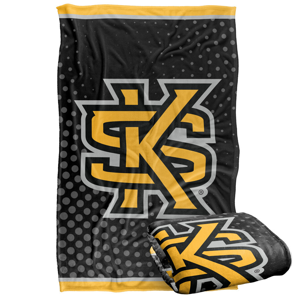 Kennesaw State University Logo Dots Silky Touch Super Soft Throw Blanket