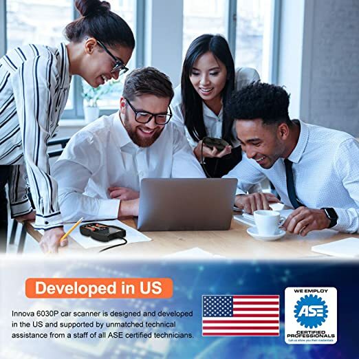 INNOVA 6030P OBD2 Scanner Code Reader Engine ABS Battery Check Diagnostic Tool