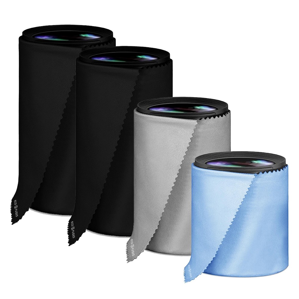 Eco-Fused Camera Lens Pouches - Microfiber Small, Medium, Large, Multicolor
