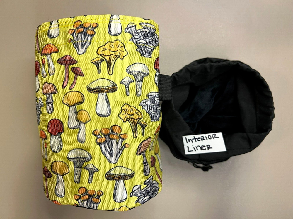 Rock Climbing Chalk Bag w/Interchangeable Outer Shell-Multiple Options Available