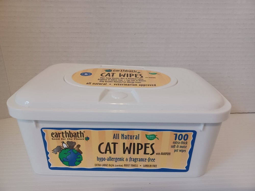 Earthbath Wipe Box White Plastic