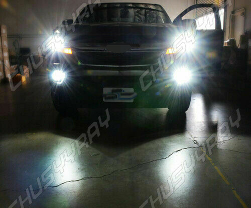 For 2002-2004 Dodge Ram 1500 2500 3500 LED Headlight High/Low+ Fog Light Bulbs
