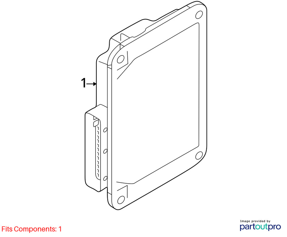 2016 2017 Audi S7 OEM Differential Lock Module 4h0907163b