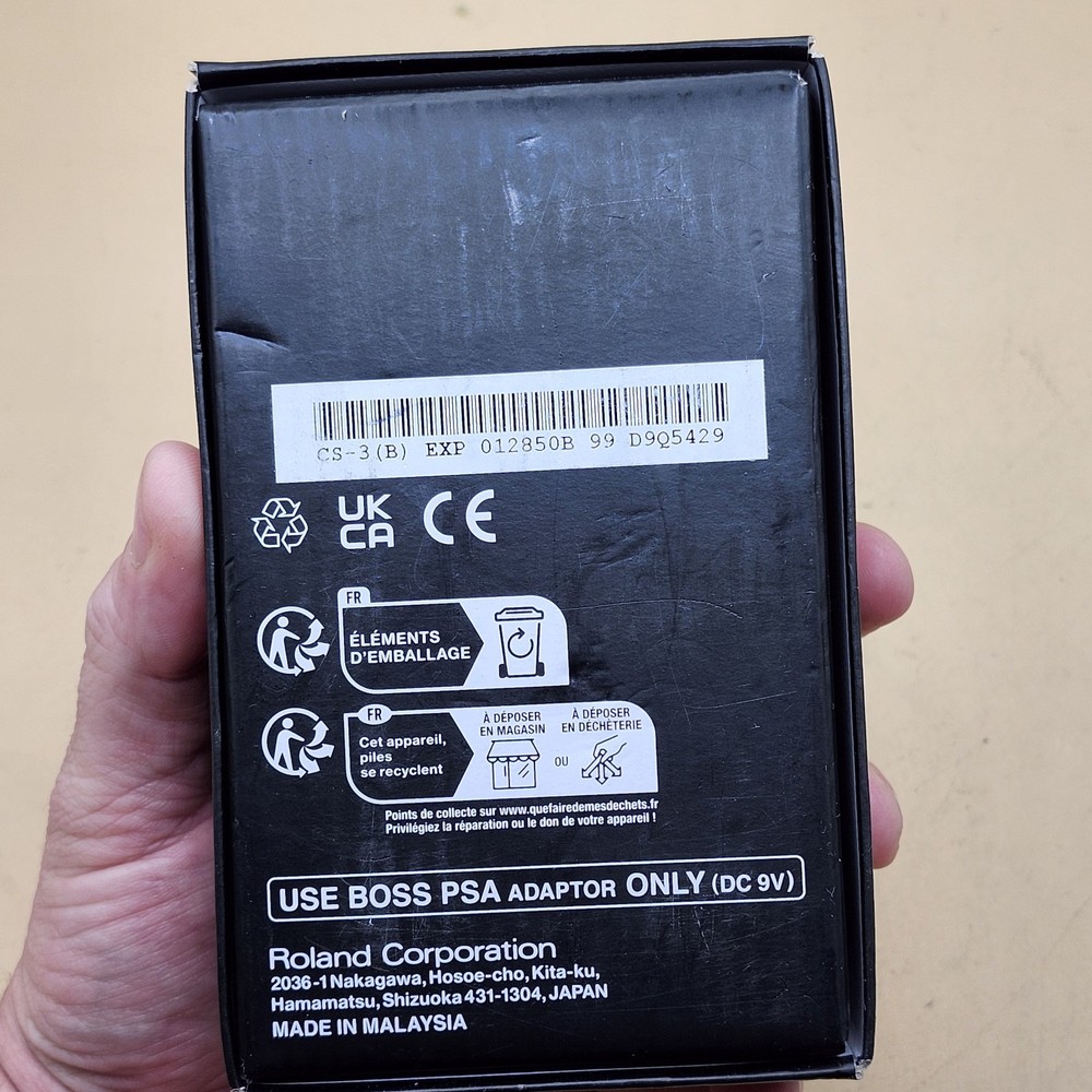 BOSS CS-3 Compression Sustainer Effects Pedal w/Original Box EXCELLENT