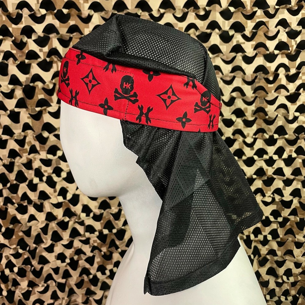 NEW HK Army Headwrap - Monogram Red/Black