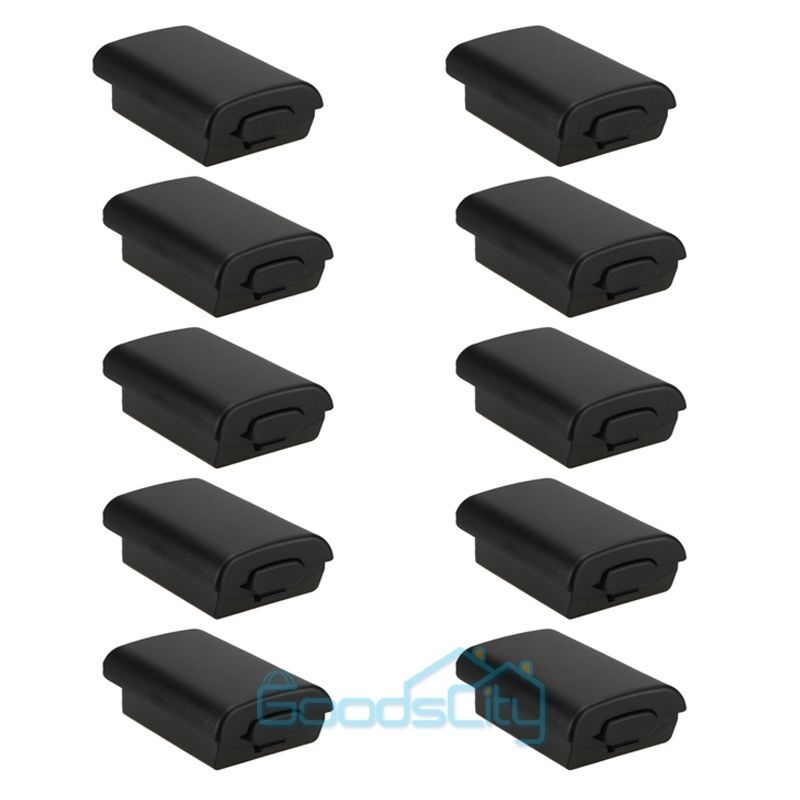 10PCS AA Battery Back Cover Case Shell Pack For Xbox 360 Wireless Controller USA