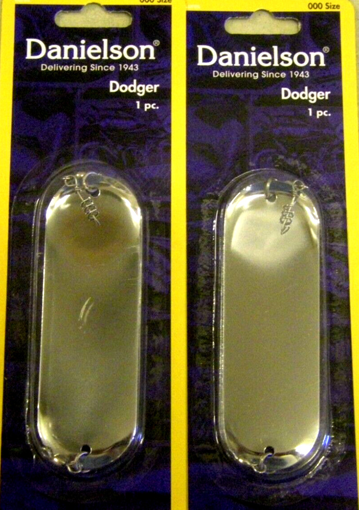 2 pack Danielson DDCHR-000 Dodger Chrome Size 000 New in Package