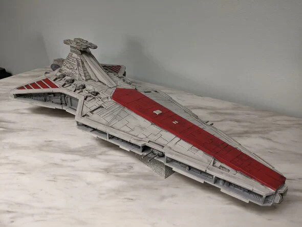 Venator Star Destroyer Ship - DIY 3d