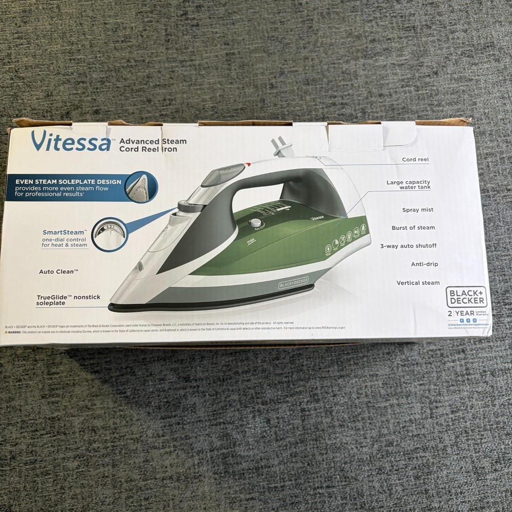 Black and Decker Vitessa Steam Corn Reel Iron
